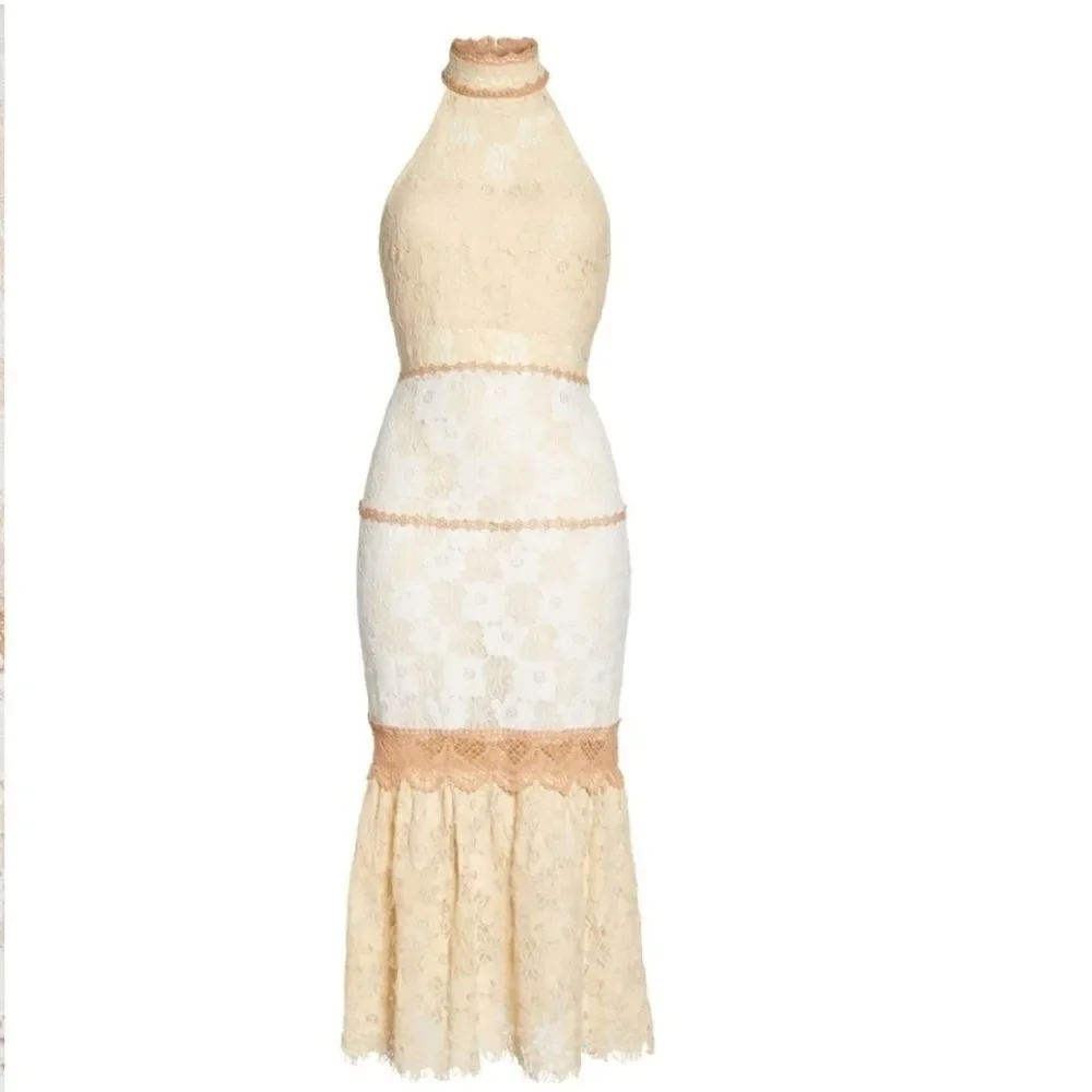 Anthropologie foxiedox lace dress